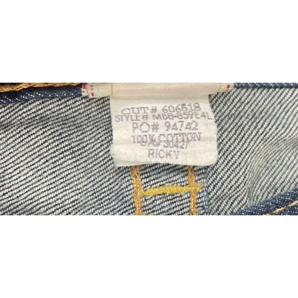 True Religion World‎ Tour Ricky Vtg Y2K Men's 5 Pocket Denim Shorts Size 40